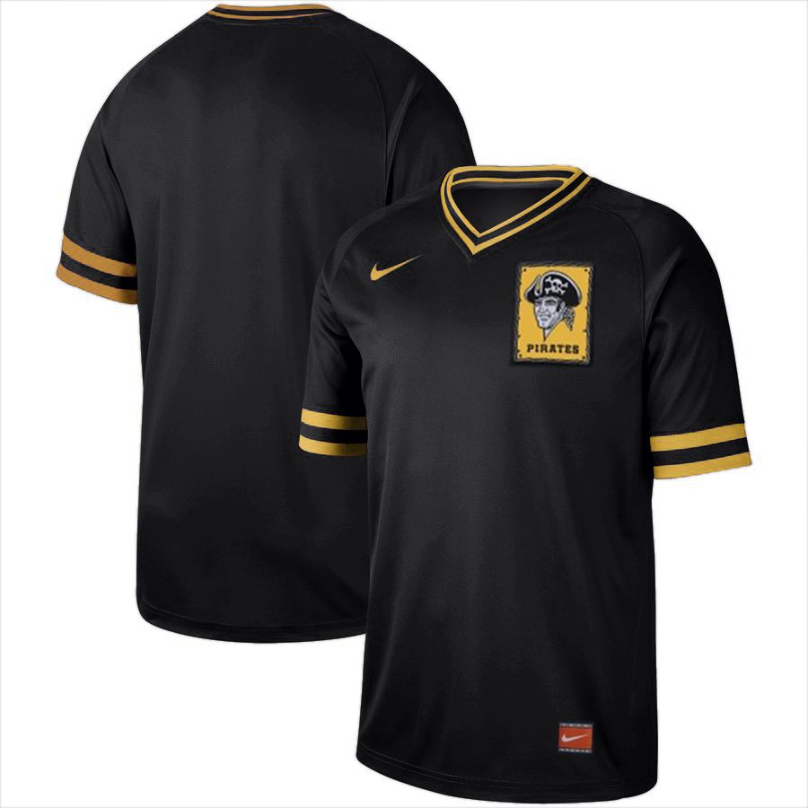 2019 Men MLB Pittsburgh Pirates blank black Nike Cooperstown Collection Jerseys